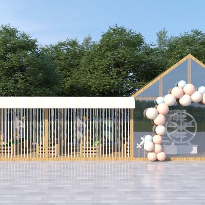 现代幼儿园阳光房 户外温棚种植