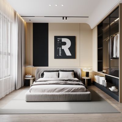 现代卧室