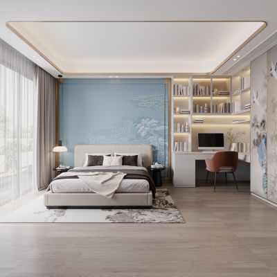 新中式轻奢卧室