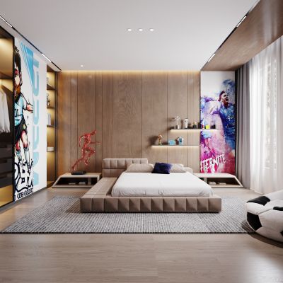 现代运动风儿童房