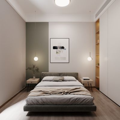 现代风格卧室
