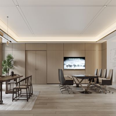 新中式会议室
