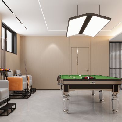 别墅台球室