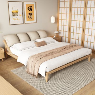 现代双人床3D模型