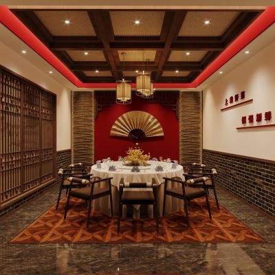 中式餐厅相思居包厢