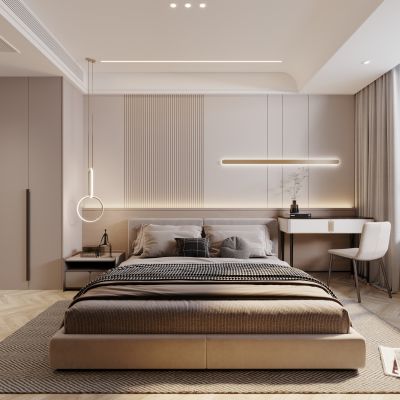 现代风格卧室