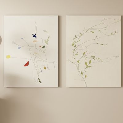 奶油风装饰画 挂画 