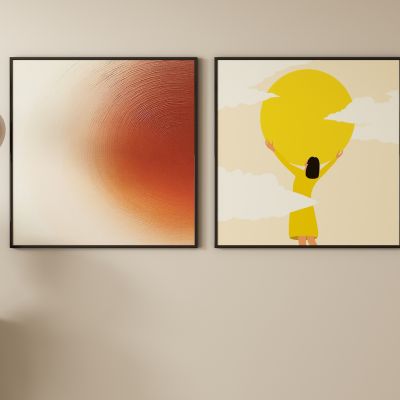 现代抽象装饰画 挂画