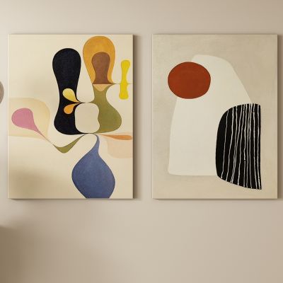 奶油风装饰画 挂画