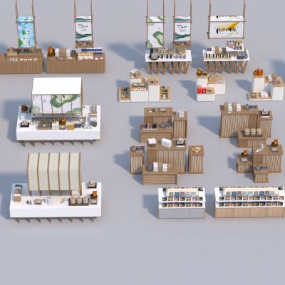 新中式文创展台