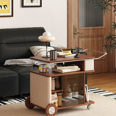 现代中古边几 移动边几 沙发边几