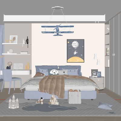 现代儿童房