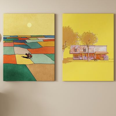 现代奶油风装饰画 挂画