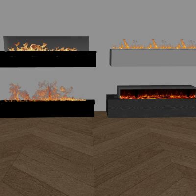 现代壁炉组合 火炉 取暖器 电暖炉