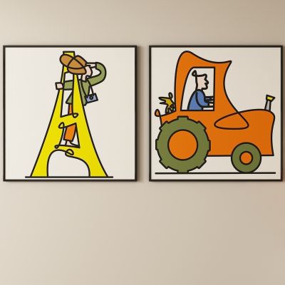 卡通儿童装饰画 挂画