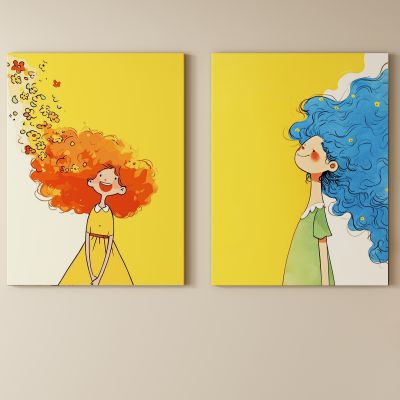 现代奶油风抽象装饰画 挂画