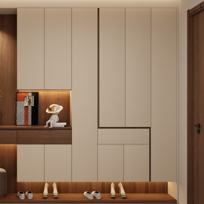 意式 中古风 几何造型 端景柜 鞋柜 悬浮柜 玄关