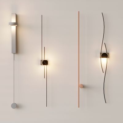 长虹壁灯组合 现代简约壁灯 床头壁灯 客厅壁灯