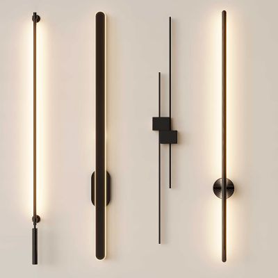  现代简约壁灯 长虹壁灯组合  客厅壁灯 长条壁灯