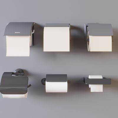 厕纸盒组合 不锈钢厕纸盒 卷纸 卫生间纸盒