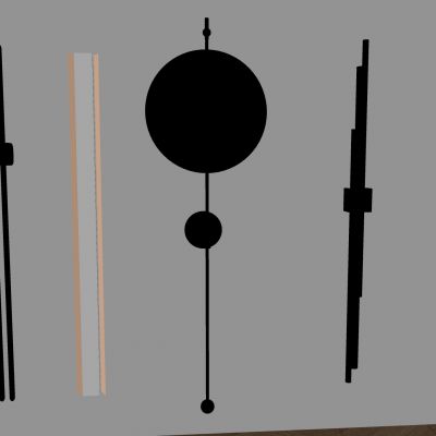  现代壁灯组合 圆盘壁灯  长条壁灯 客厅壁灯 