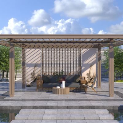 新中式亭子 休闲亭子
