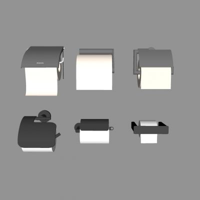 厕纸盒组合 不锈钢厕纸盒 卷纸 卫生间纸盒