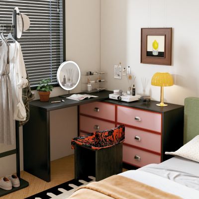 法式复古梳妆台 成品梳妆台 梳妆凳