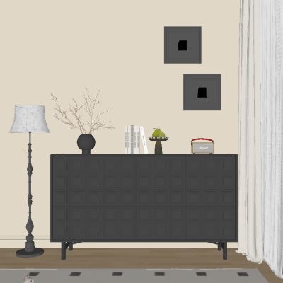 中古风玄关柜 边柜