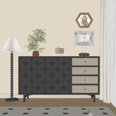 中古风玄关柜 边柜