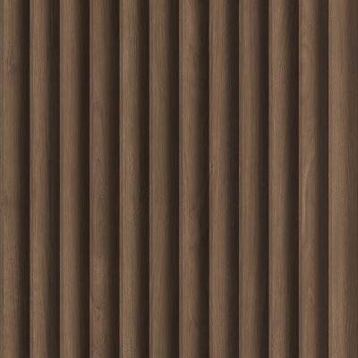 高清无缝连纹长城板木纹格栅波浪板