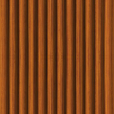 高清无缝连纹长城板木纹格栅波浪板3D贴图