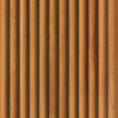 高清无缝连纹长城板木纹格栅波浪板3D贴图