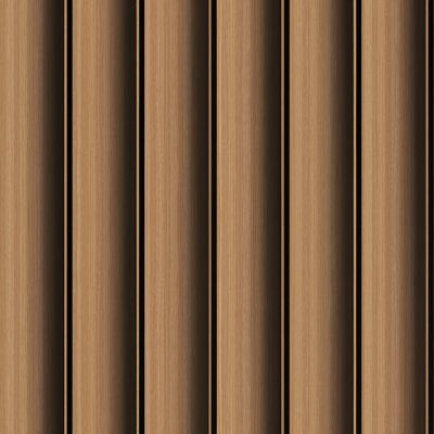 高清无缝连纹长城板木纹格栅波浪板