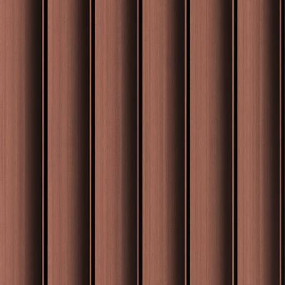 高清无缝连纹长城板木纹格栅波浪板