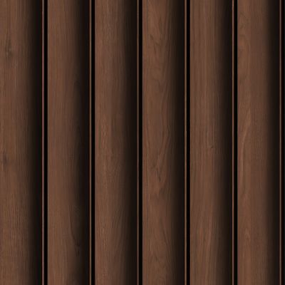 高清无缝连纹长城板木纹格栅波浪板