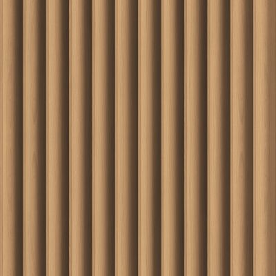 高清无缝连纹长城板木纹格栅波浪板