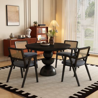 中古风餐厅 餐桌椅