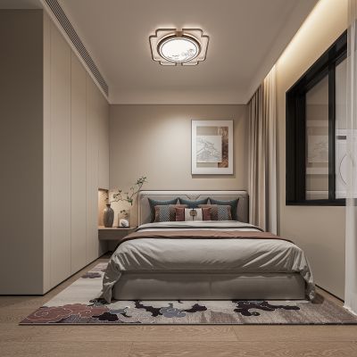新中式卧室