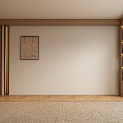 新中式宋式客厅背景墙