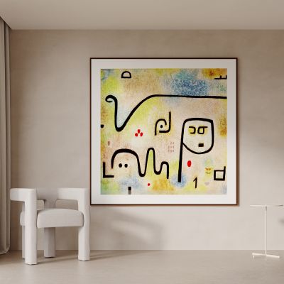 现代中古艺术画3D模型