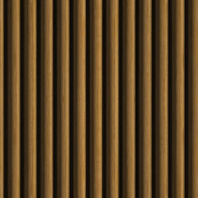 高清无缝连纹长城板木纹格栅波浪板3D贴图