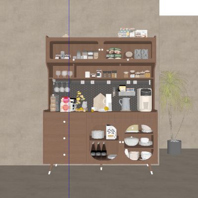 中古风餐边柜 备餐柜