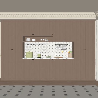 中古风酒柜 餐边柜