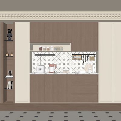 中古风酒柜 餐边柜