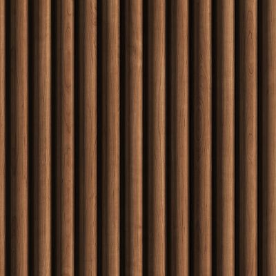 高清无缝连纹长城板木纹格栅波浪板