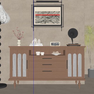 中古风边柜 玄关柜