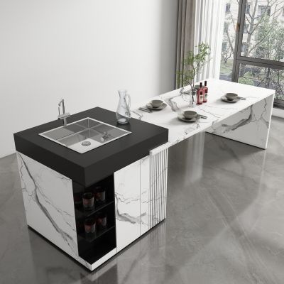 现代岛台3D模型