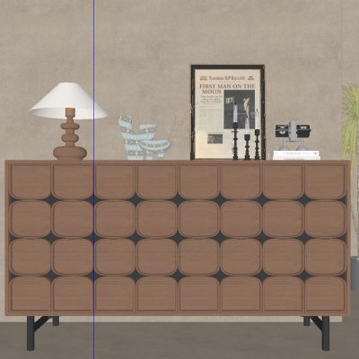 中古风边柜 玄关柜