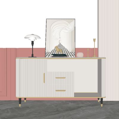 现代装饰柜 边柜